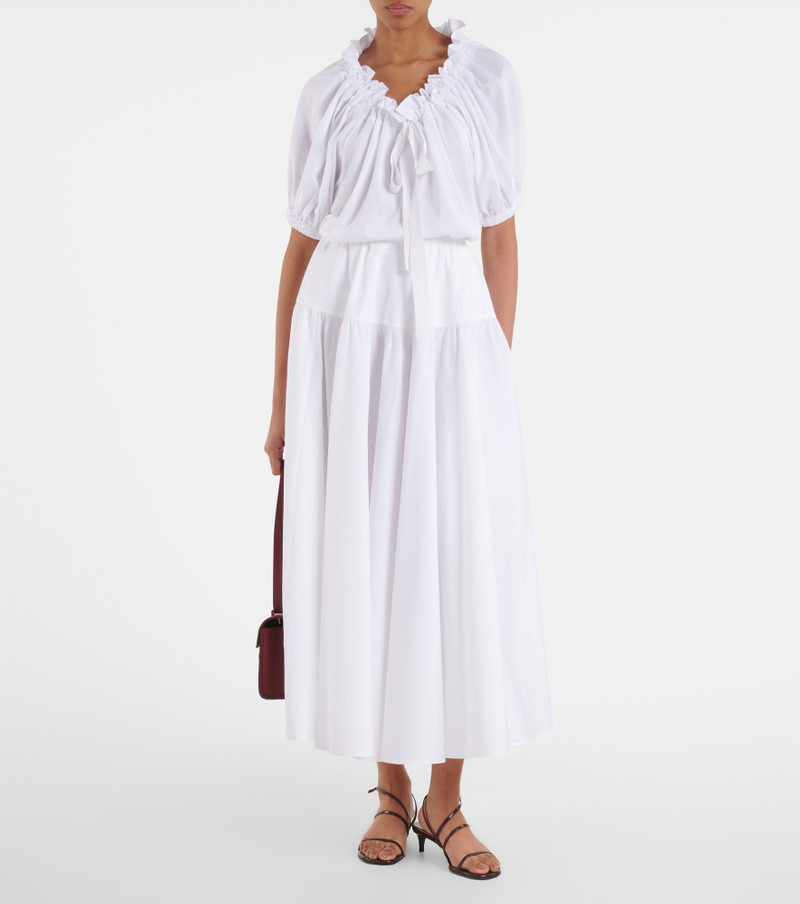 PATOU high-waist 실패 maxi 스커트 outlook