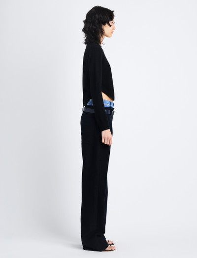 Proenza Schouler Stella Monogram Sweater in Cashmere Jacquard outlook