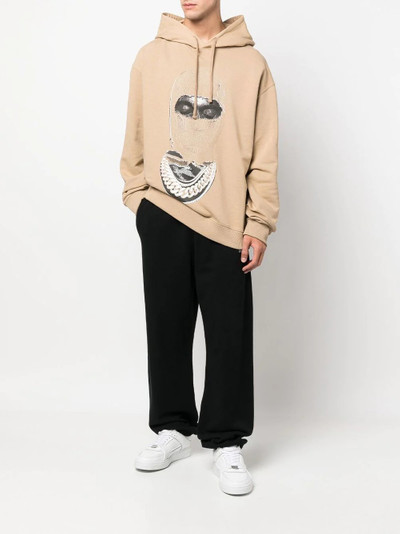 ih nom uh nit graphic-print long-sleeve hoodie outlook