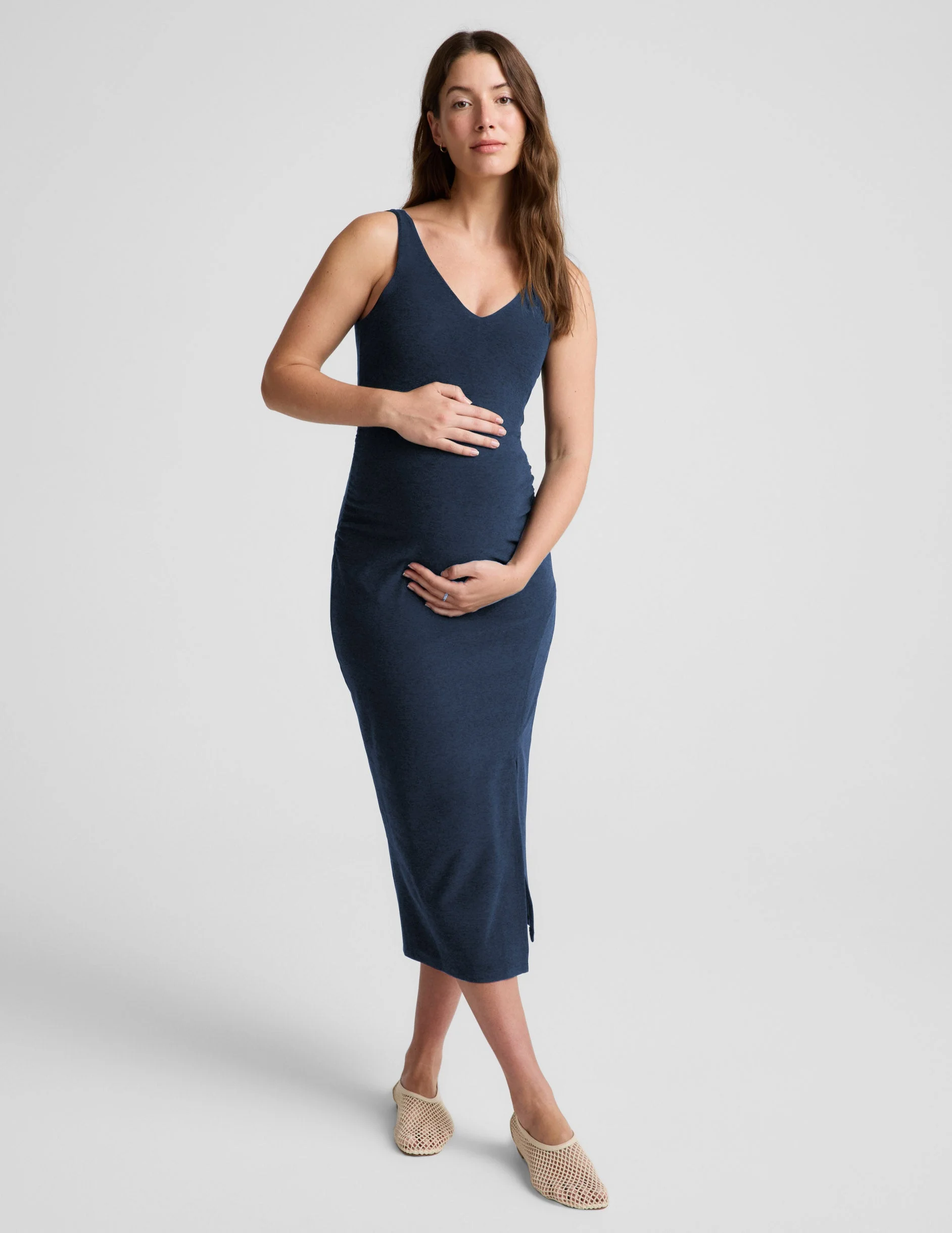 Spacedye Inspire Maternity Midi Dress - 1