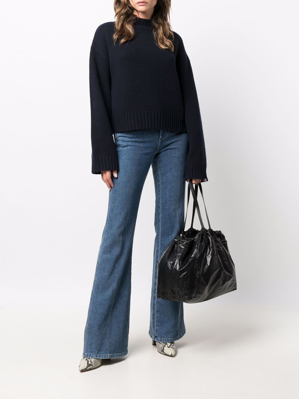 mock neck jumper - 2