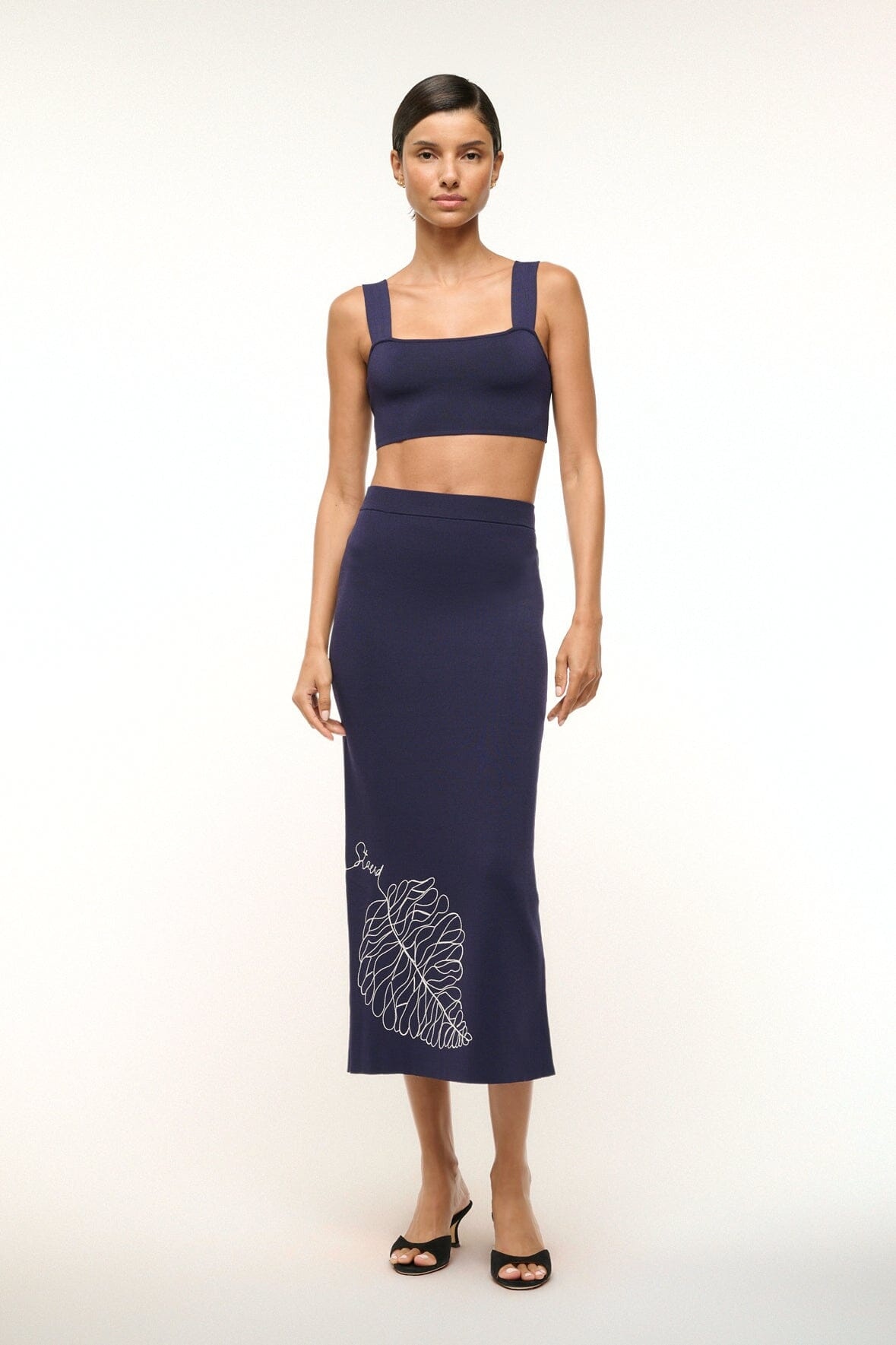 STAUD ZOLA TOP NAVY WHITE - 2