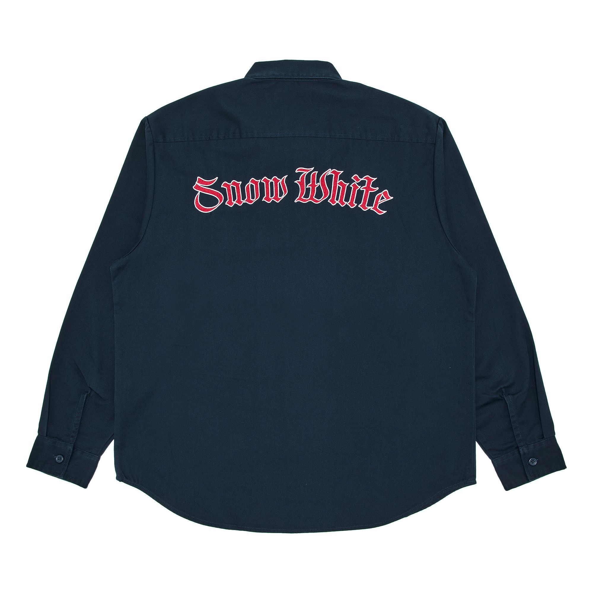 Supreme Snow White Work Shirt 'Light Navy' - 2