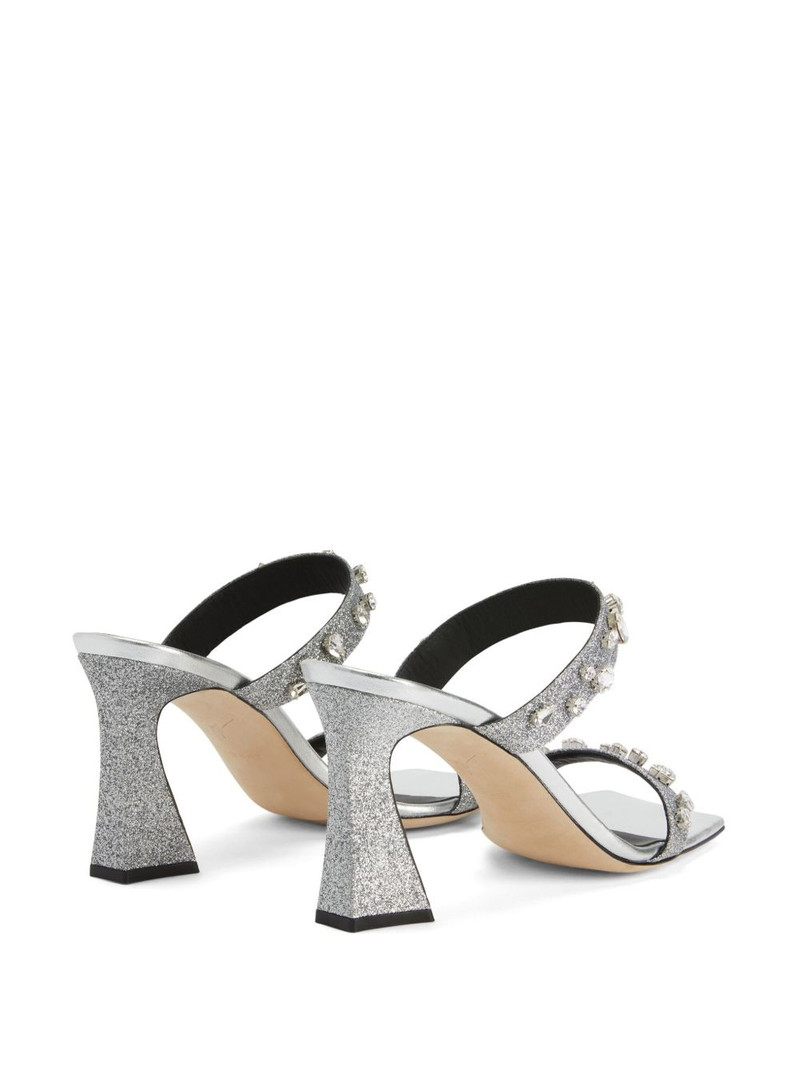 Flaminia 85mm crystal-embellished sandals 3