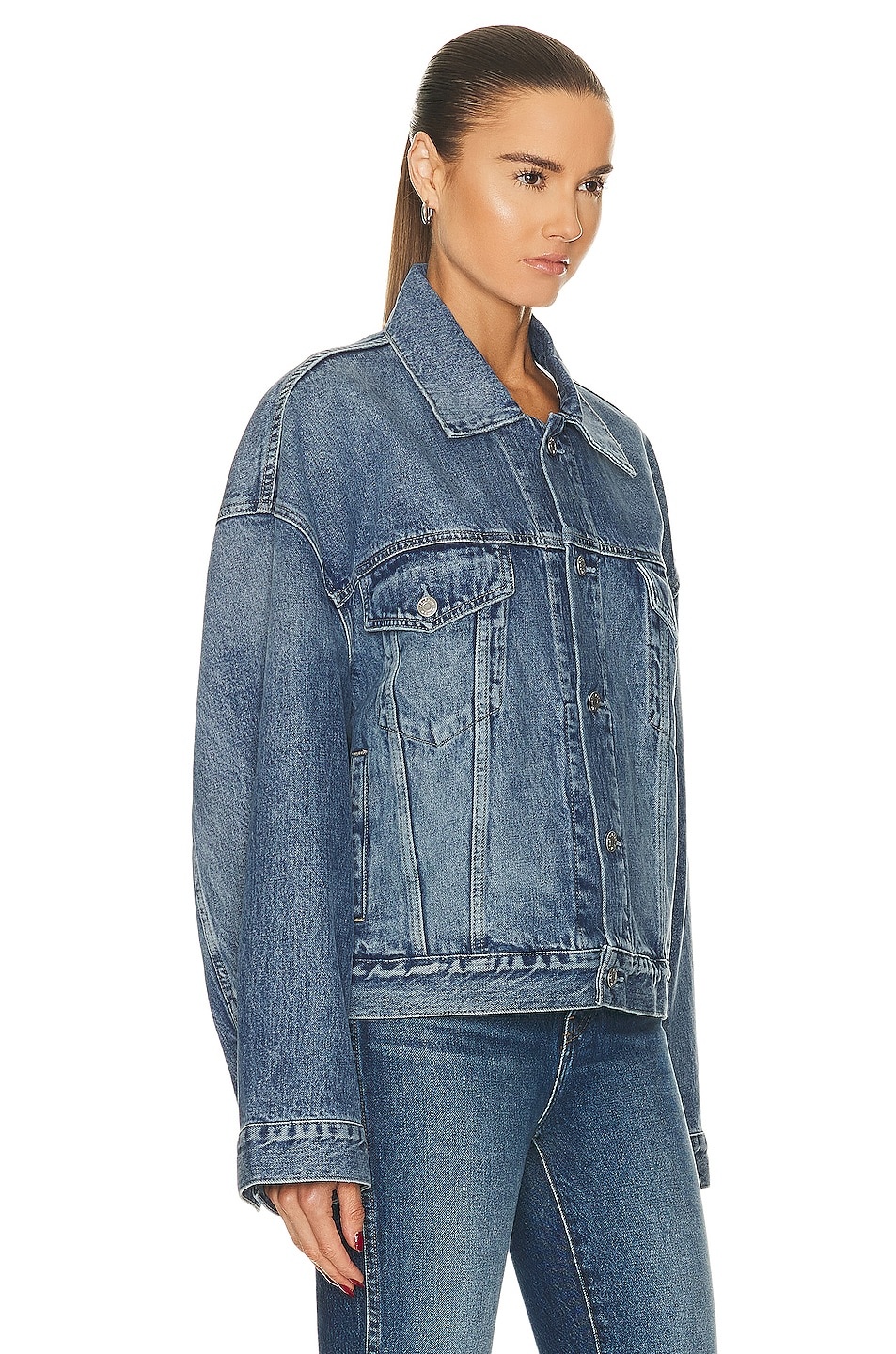 Christi Oversized Denim Jacket - 2