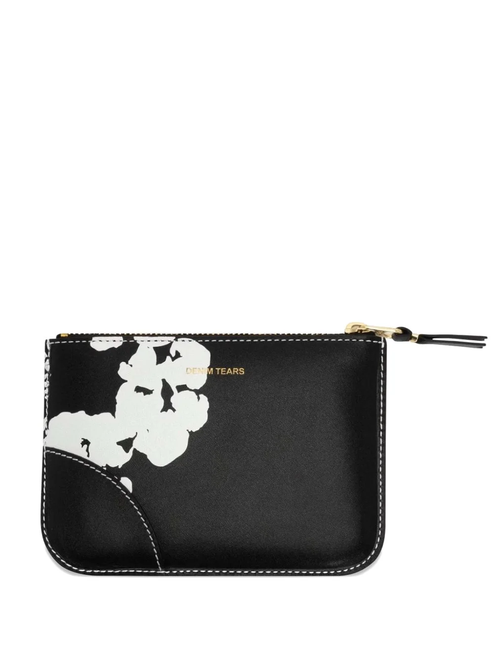 x Comme des Garçons leather zip wallet - 1