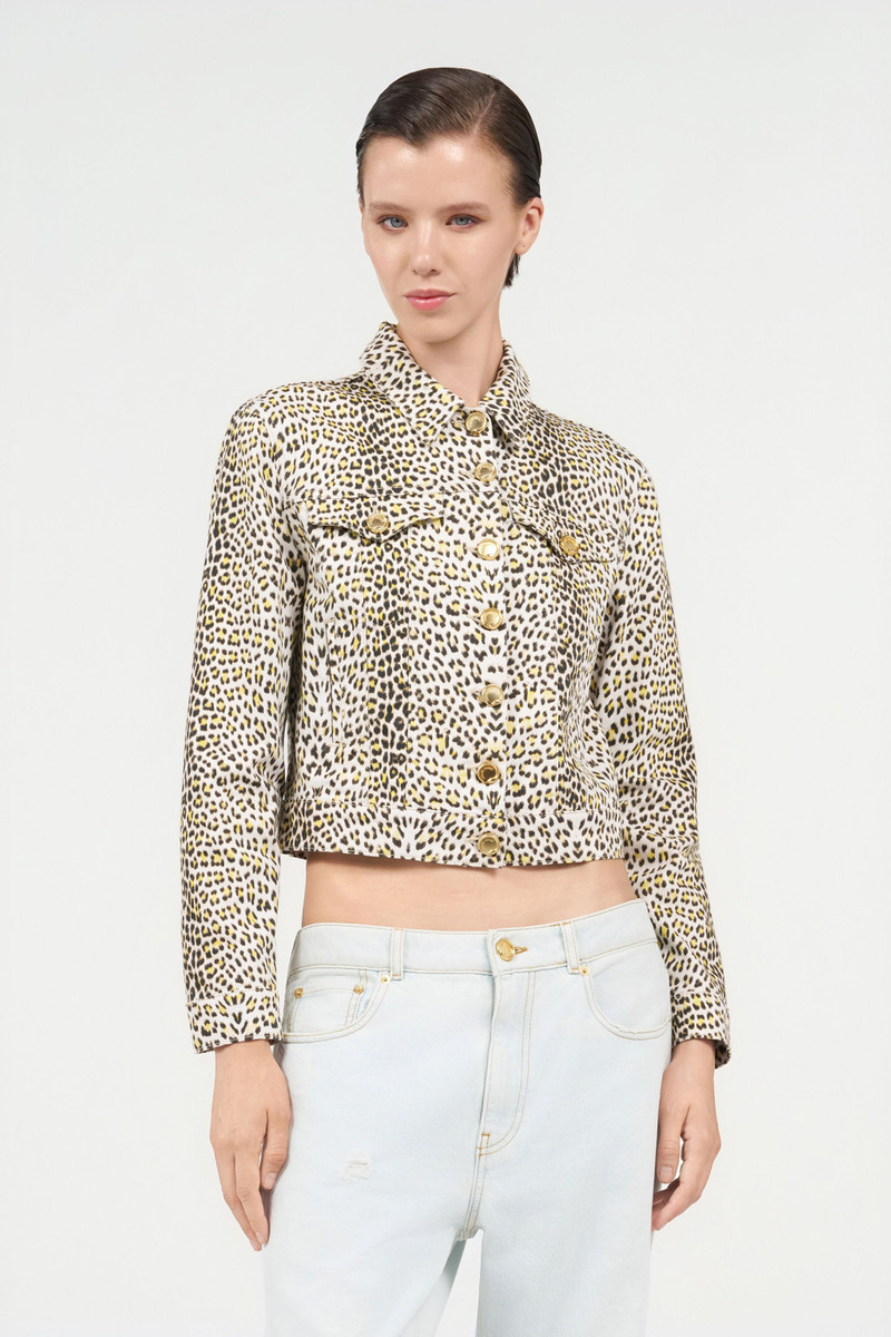 Pop Jaguar Animal-Print Jacket 3
