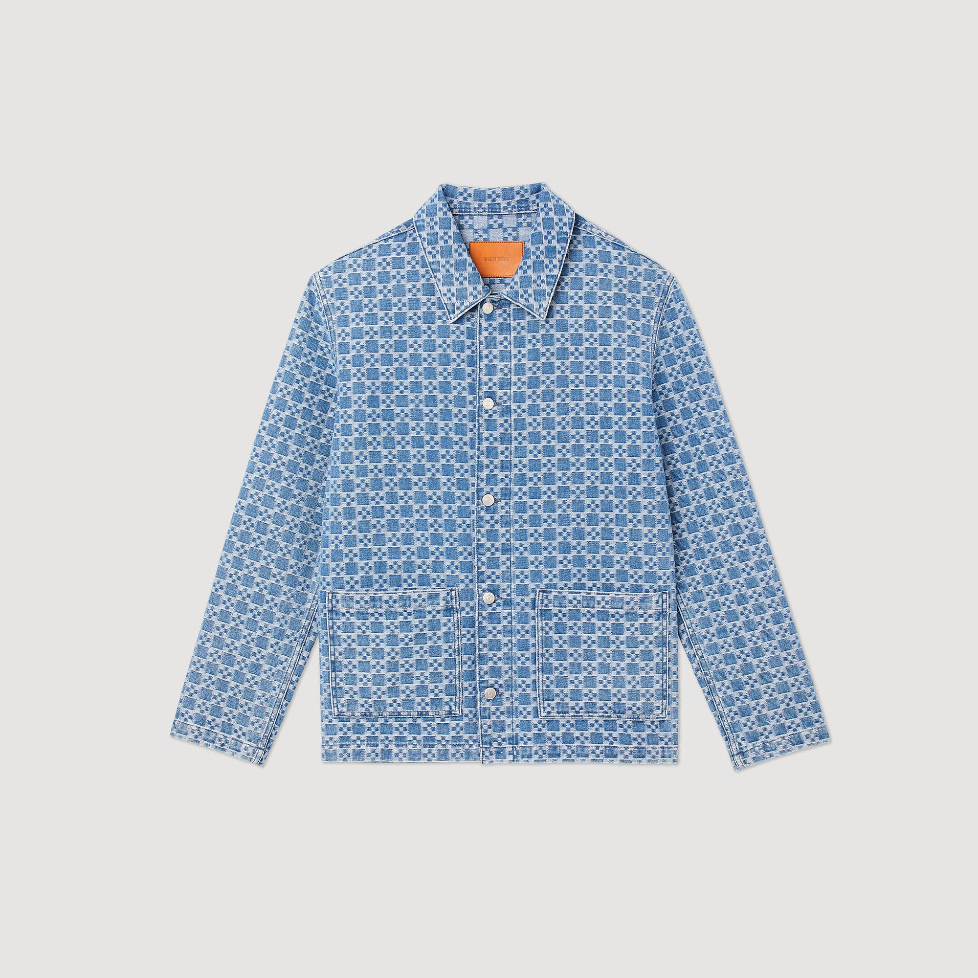 Square Cross denim jacket - 1