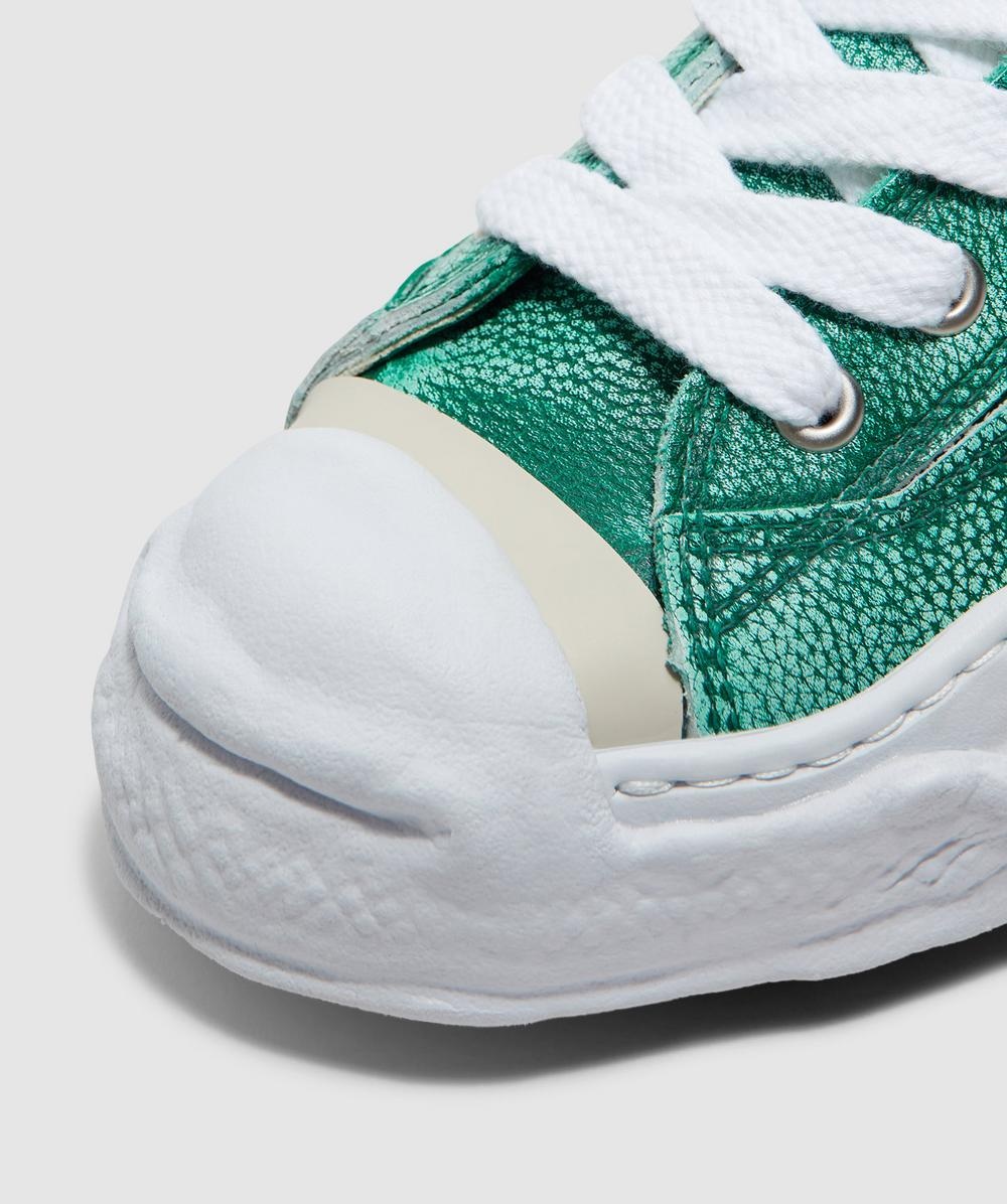 Hank low brushed shrink leather sneaker - 5