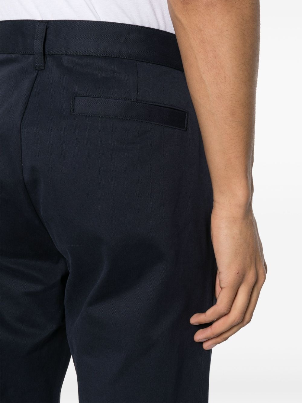 straight-leg cotton trousers - 5