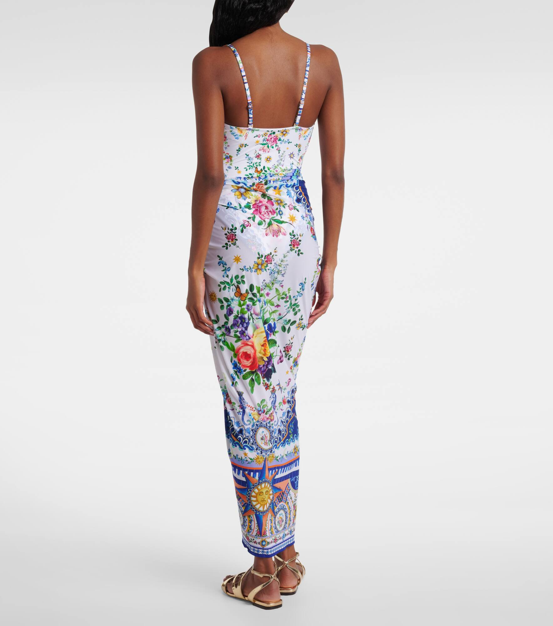 Printed beach cover-up - 3
