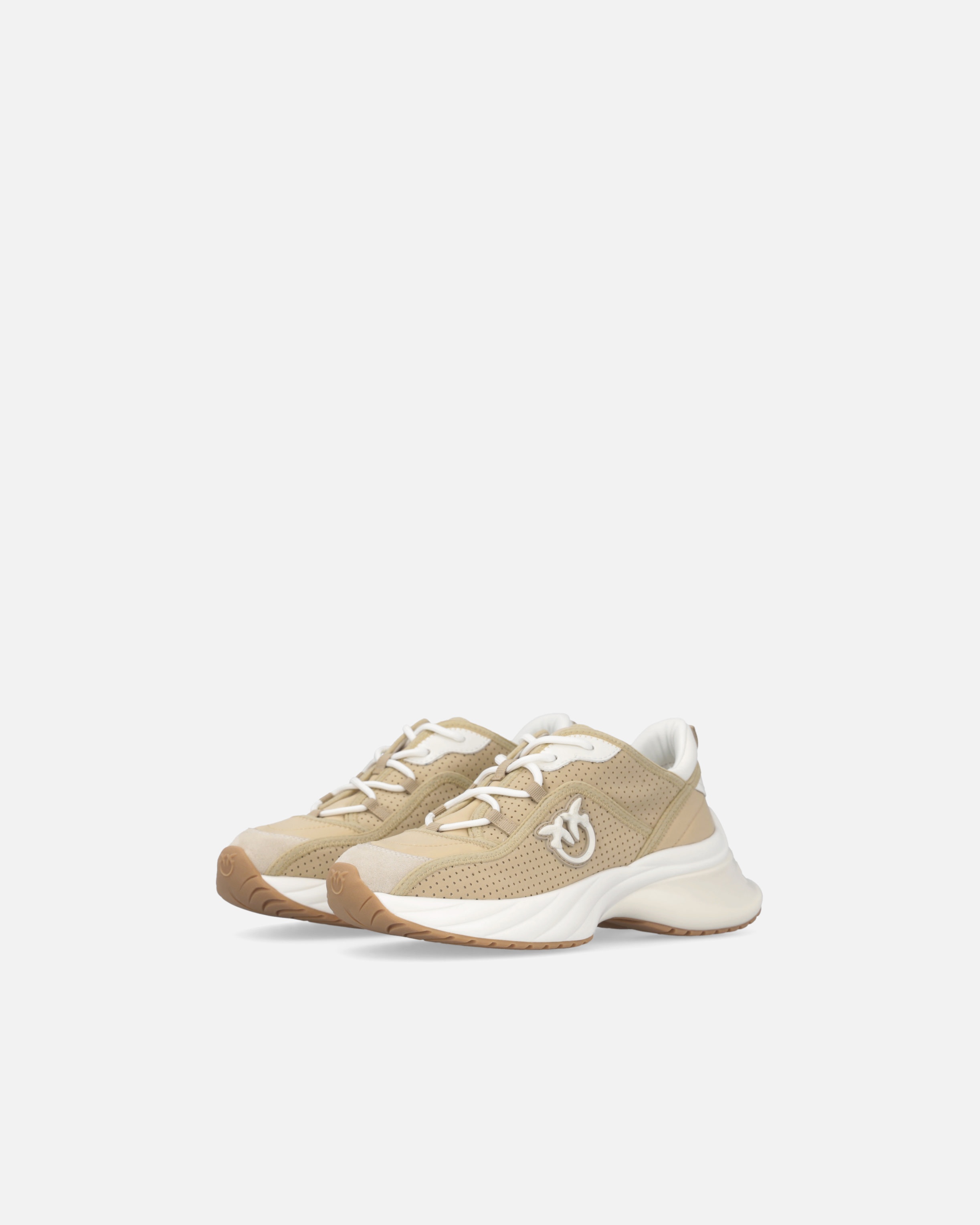 ARIEL PERFORATED SNEAKERS WITH BIRD LOGO - 6