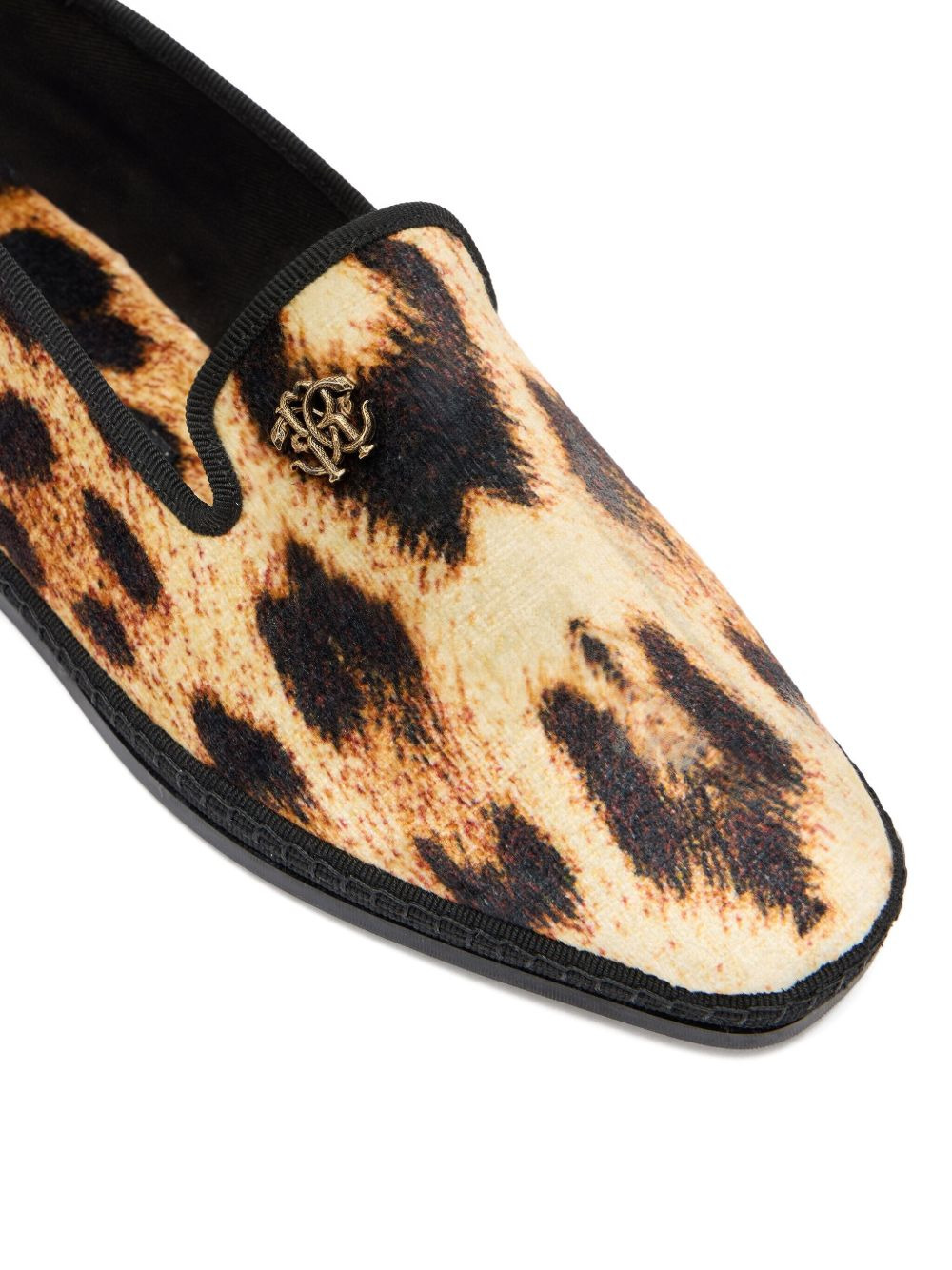leopard-print loafers - 5