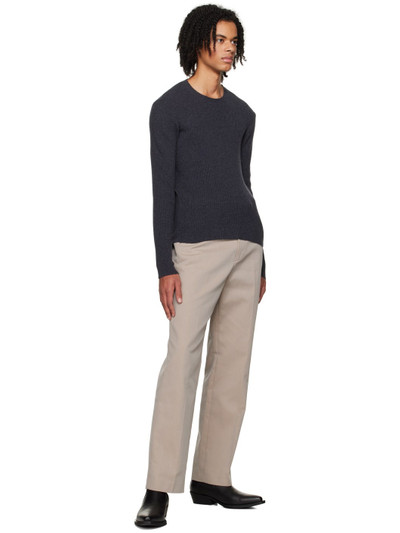 Our Legacy Gray Compact Sweater outlook