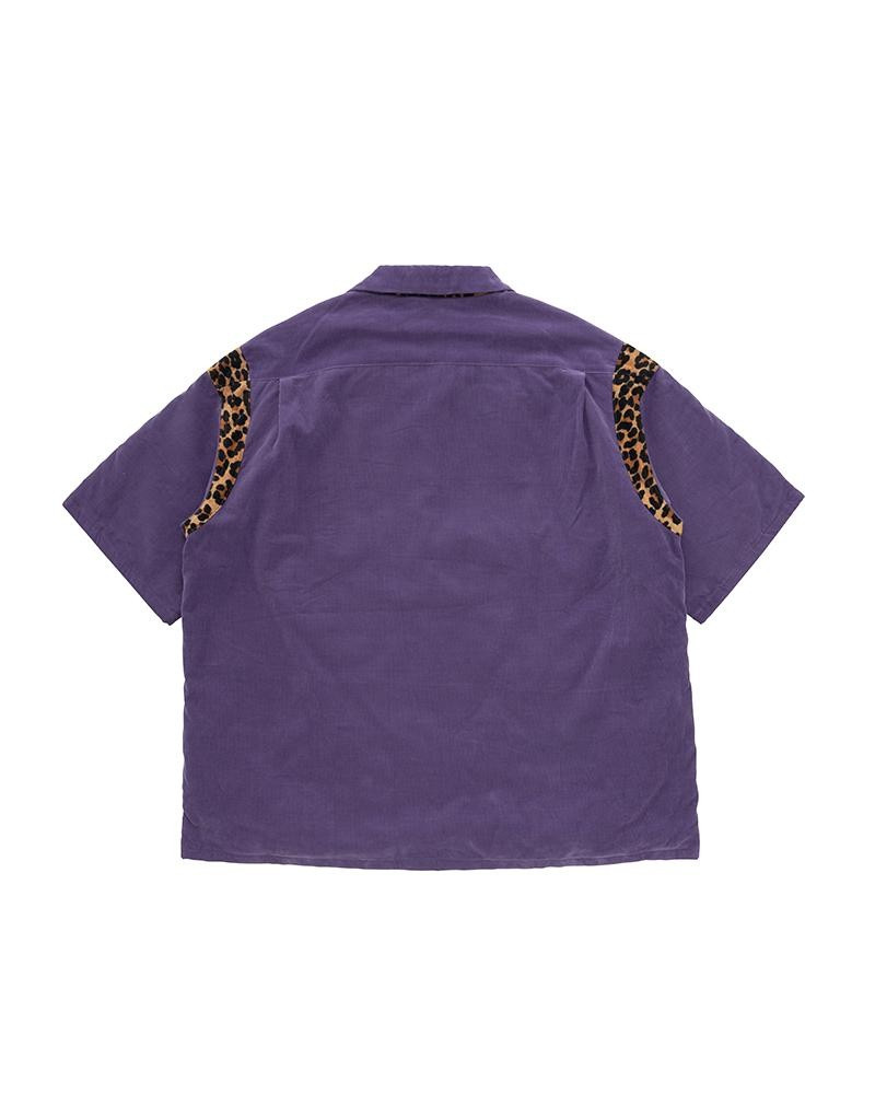 visvim WALLIS DOWN SHIRT S/S PURPLE outlook