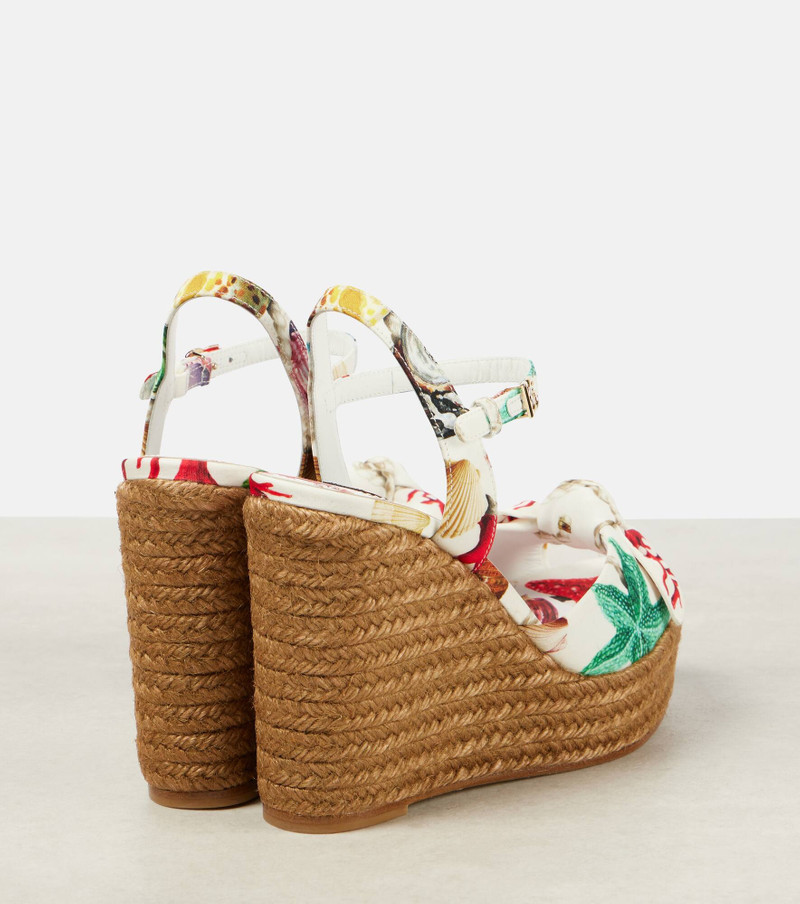 Capri Cava printed espadrille wedges 3