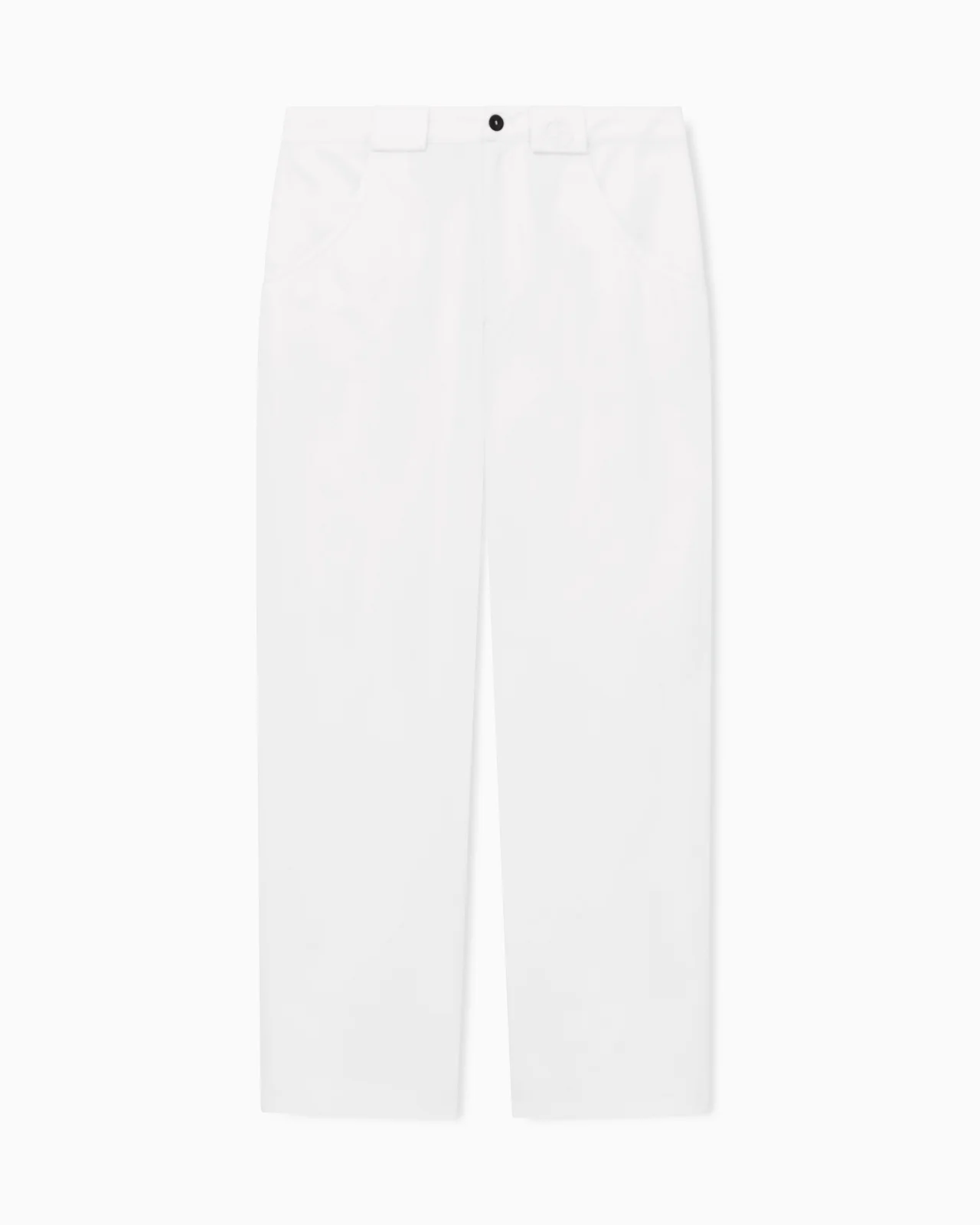 TROUSER REGULAR FIT IN STRETCH COTTON GABARDINE - 1