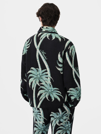 AMIRI TWISTED PALMS TAPESTRY OVERSHIRT outlook