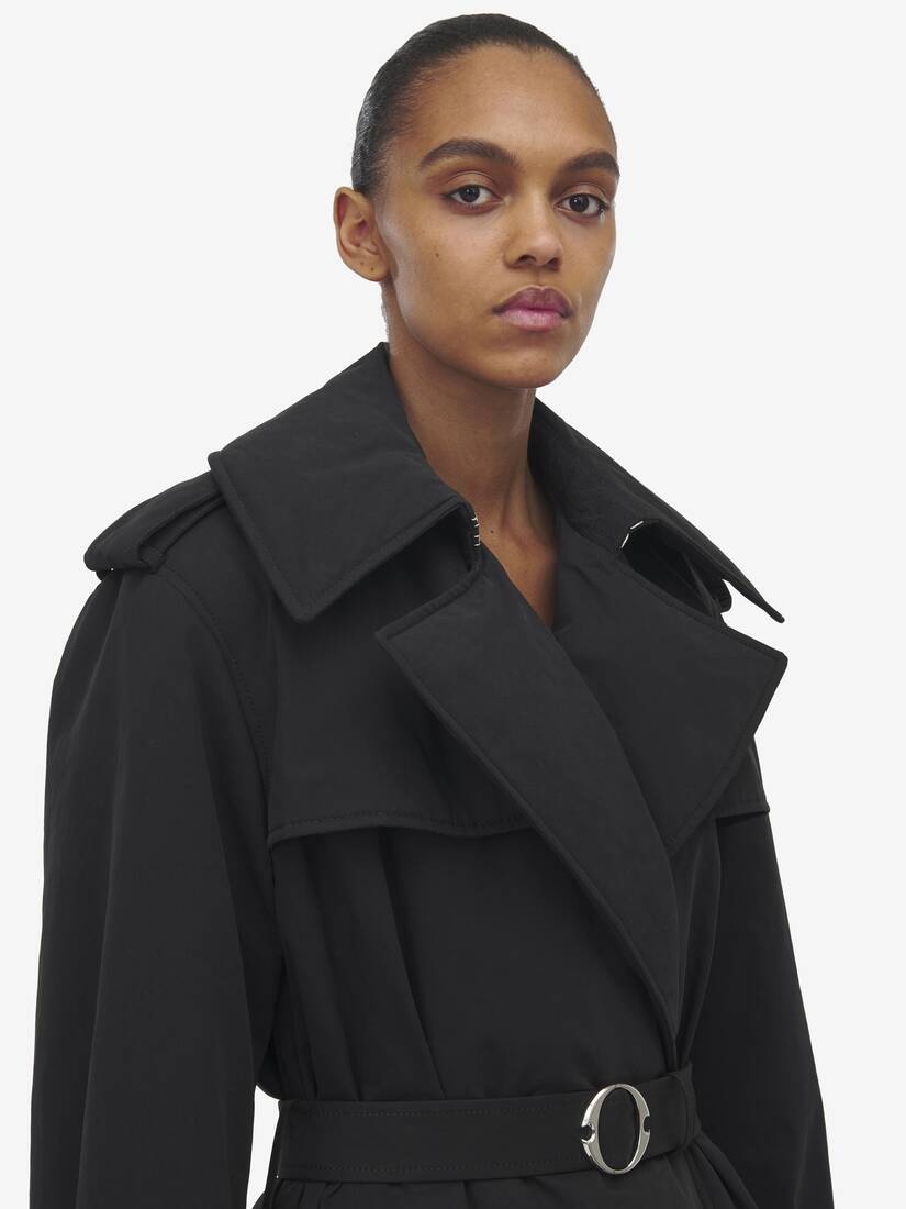 Double-breasted Trench Coat - 6