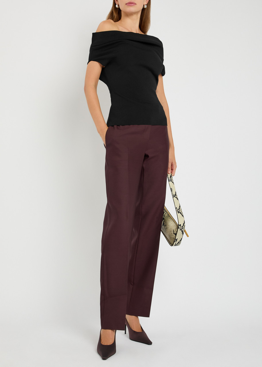 Armarium Debra Asymmetric Stretch-knit top - 4