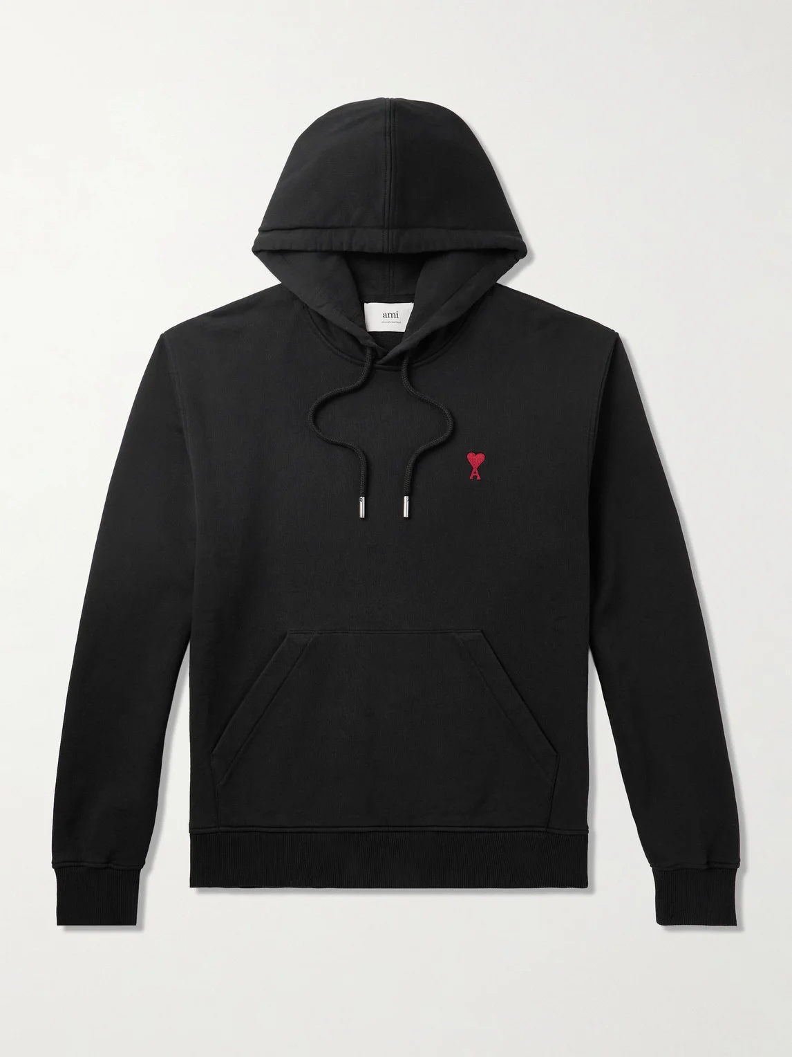 Logo-Embroidered Cotton-Jersey Hoodie - 1