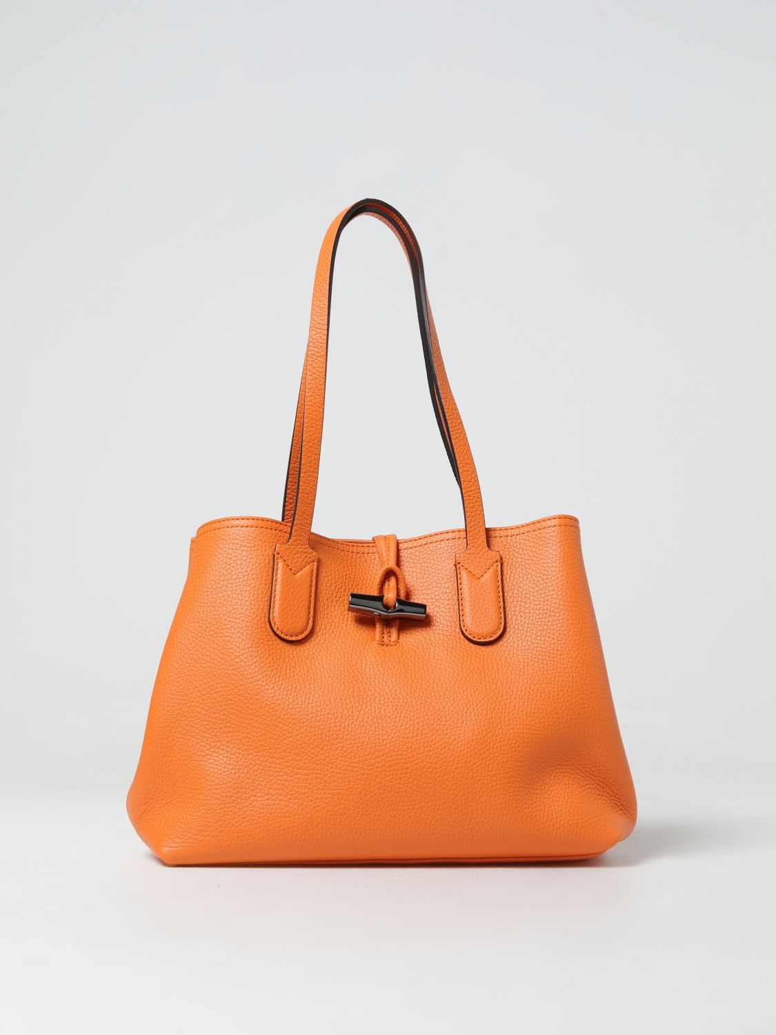 Longchamp Roseau Essential bag in grained leather with logo - 1