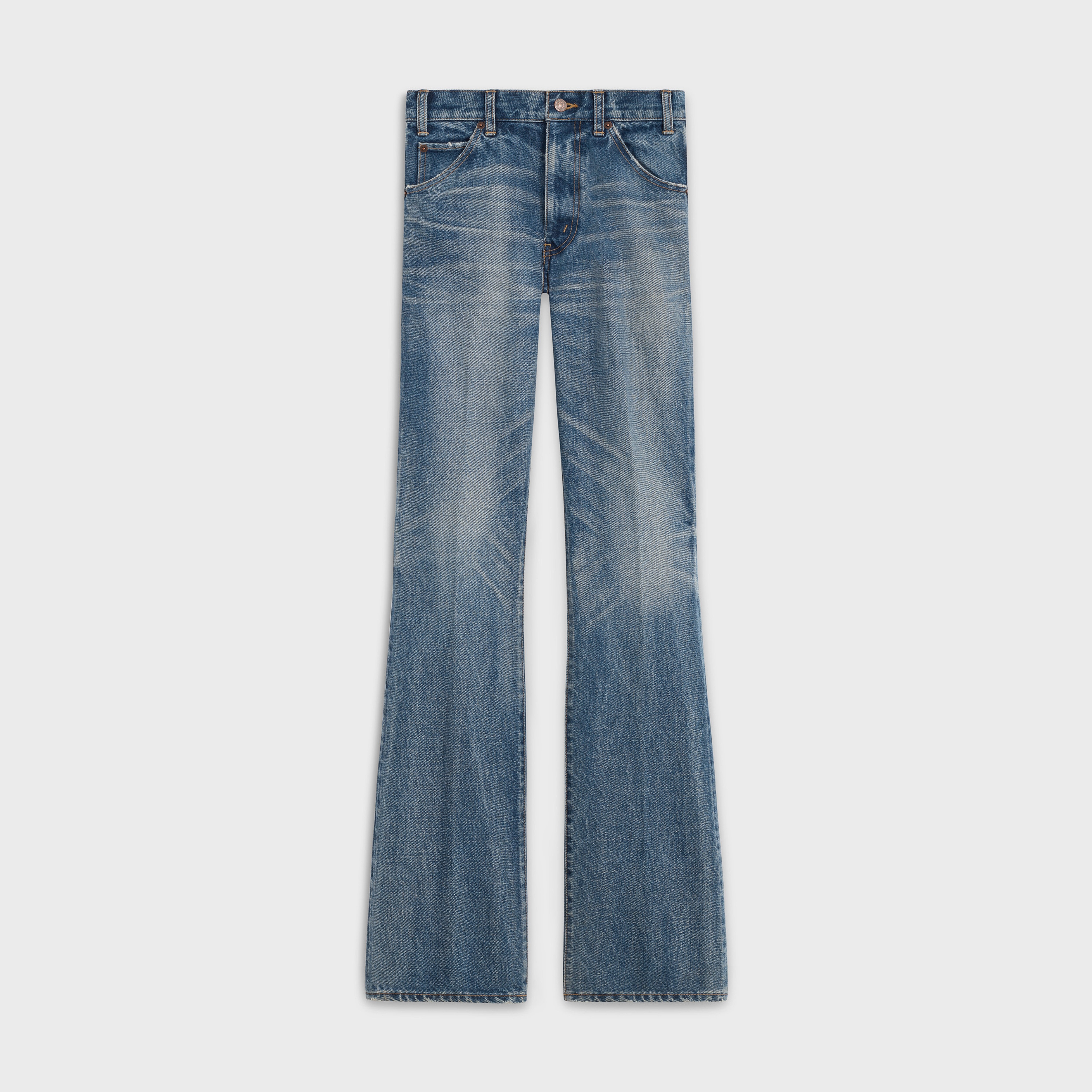 DYLAN FLARED JEANS IN UNION WASH DENIM - 1