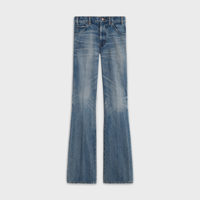 DYLAN FLARED JEANS IN UNION WASH DENIM 1