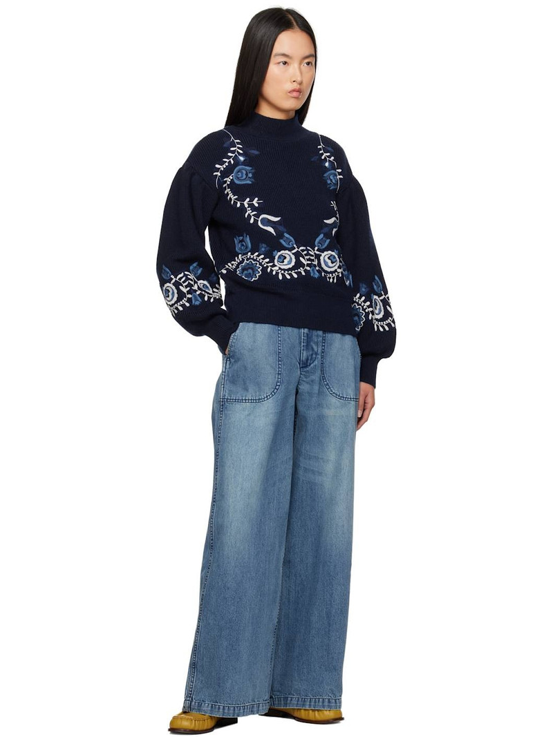 Sea Navy Inga Sweater outlook