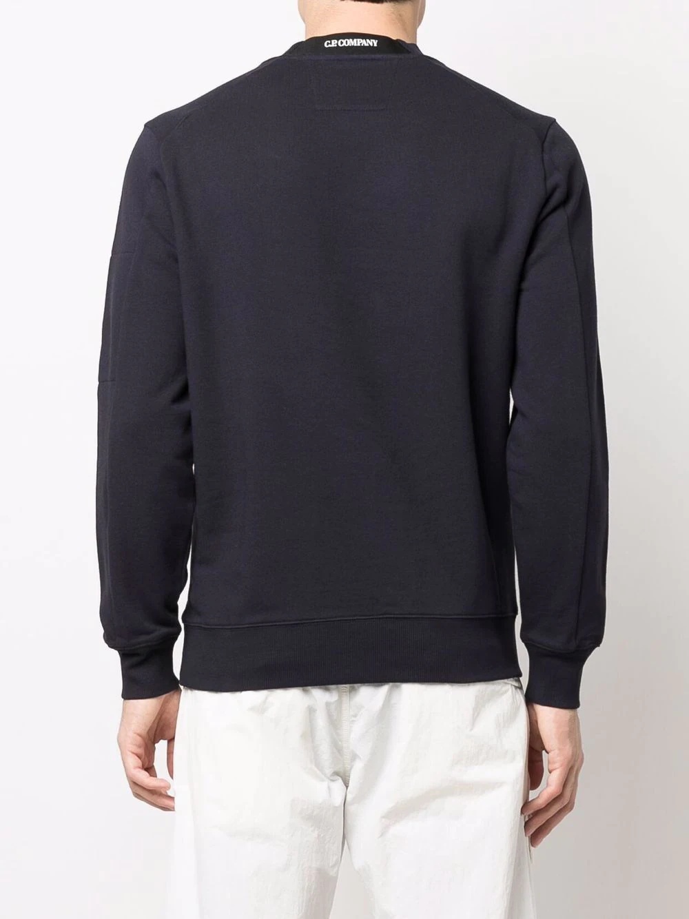 logo-patch sleeve jumper - 4