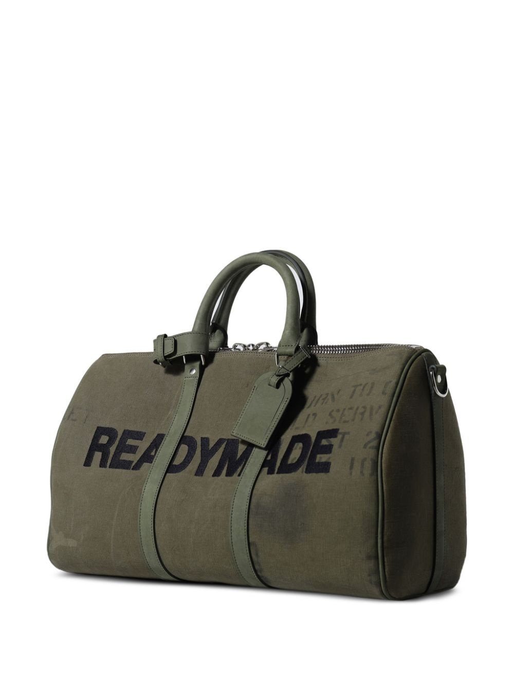 logo-embroidered bag - 3