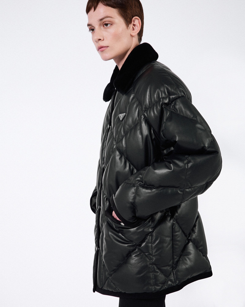 Quilted nappa leather caban 3