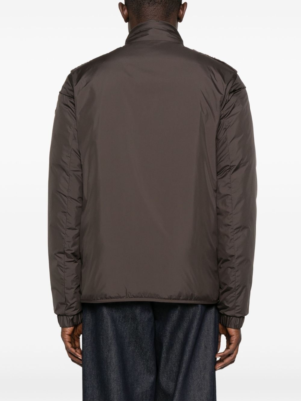 logo-patch jacket - 4