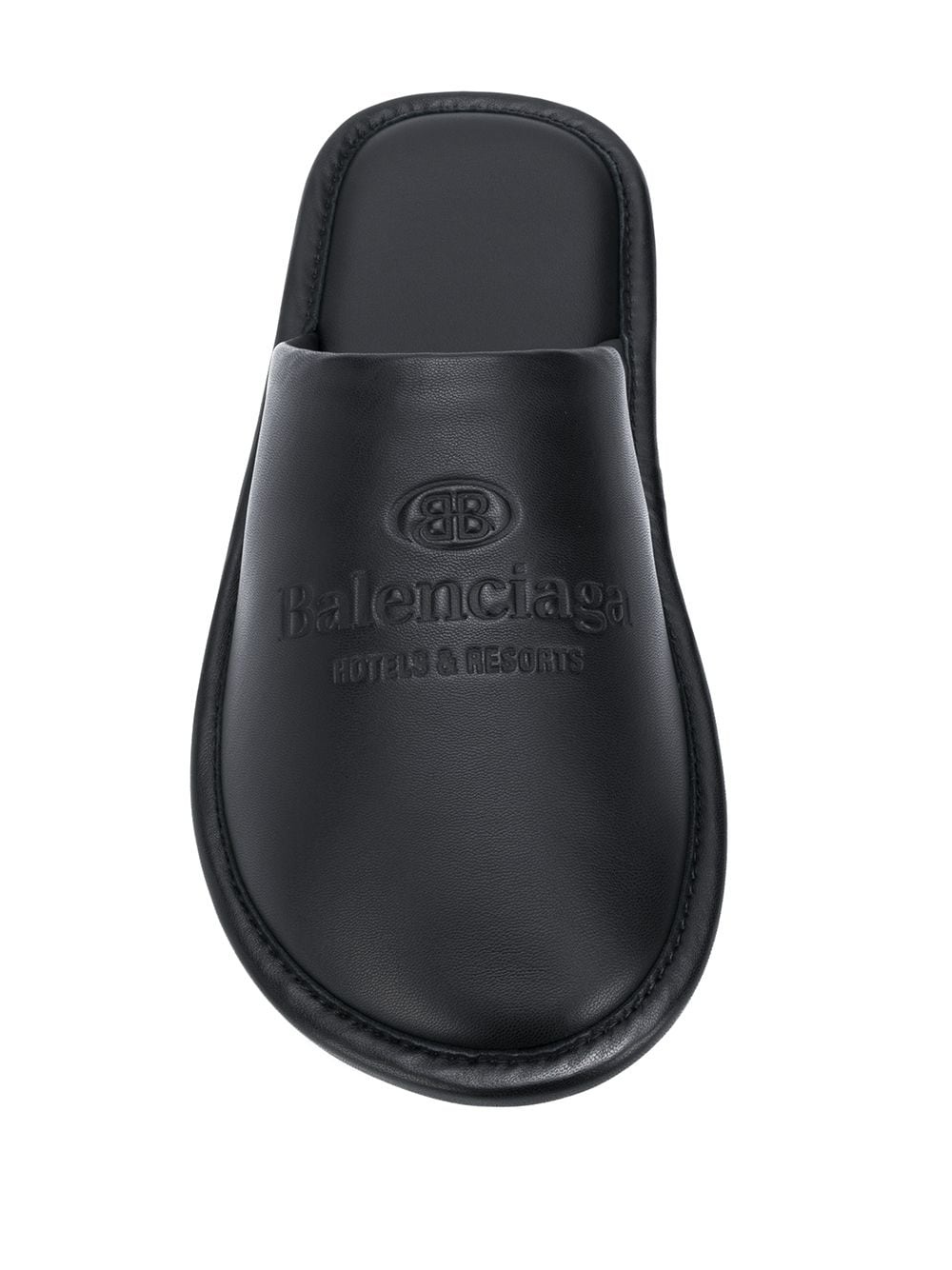 logo embossed slippers - 4