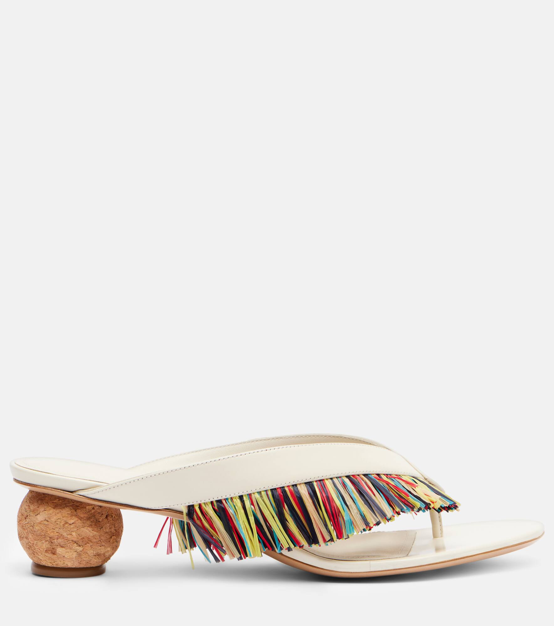 Bettie fringed sandals - 4