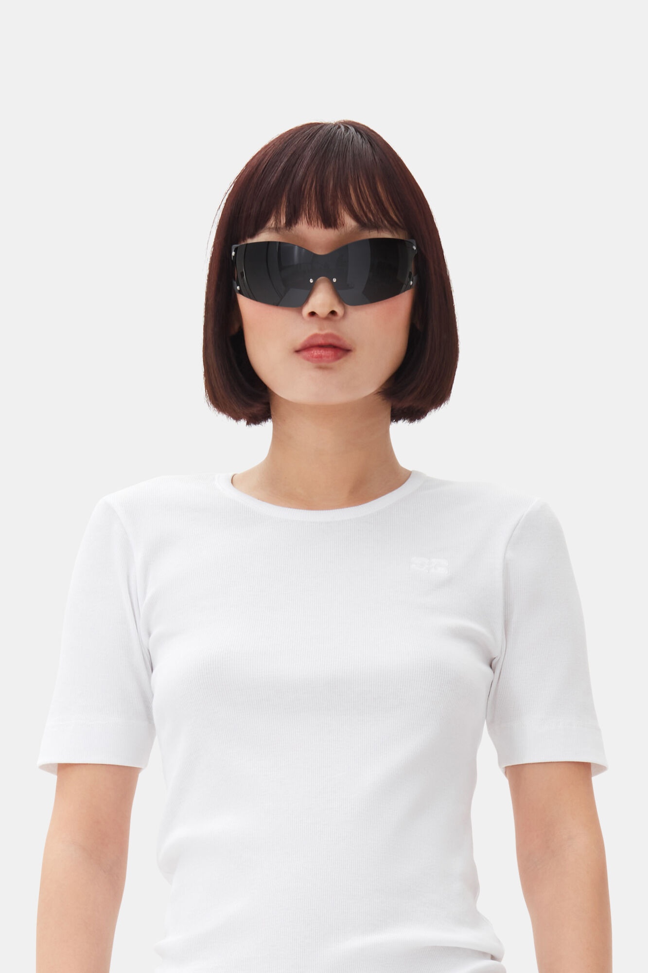 GANNI X ACE & TATE BLACK NOEL SUNGLASSES - 6