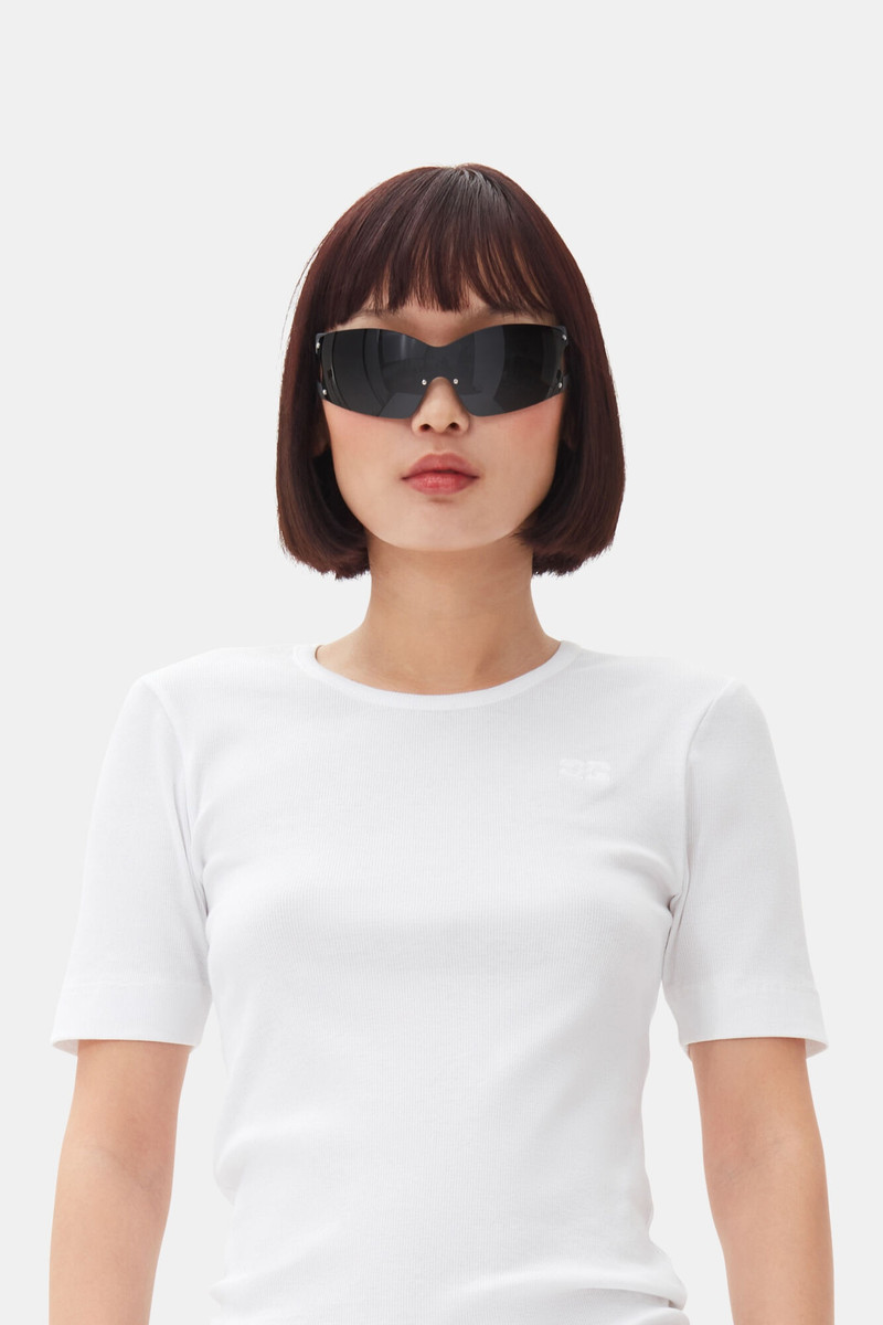 GANNI X ACE & TATE BLACK NOEL SUNGLASSES 6