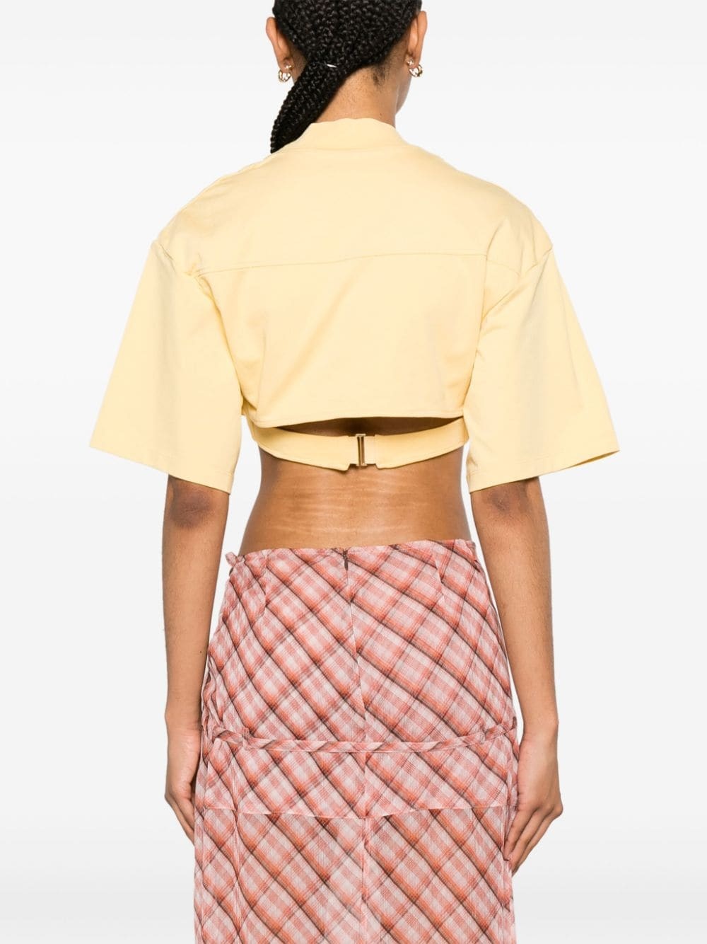 Bahia twisted cropped T-shirt - 4