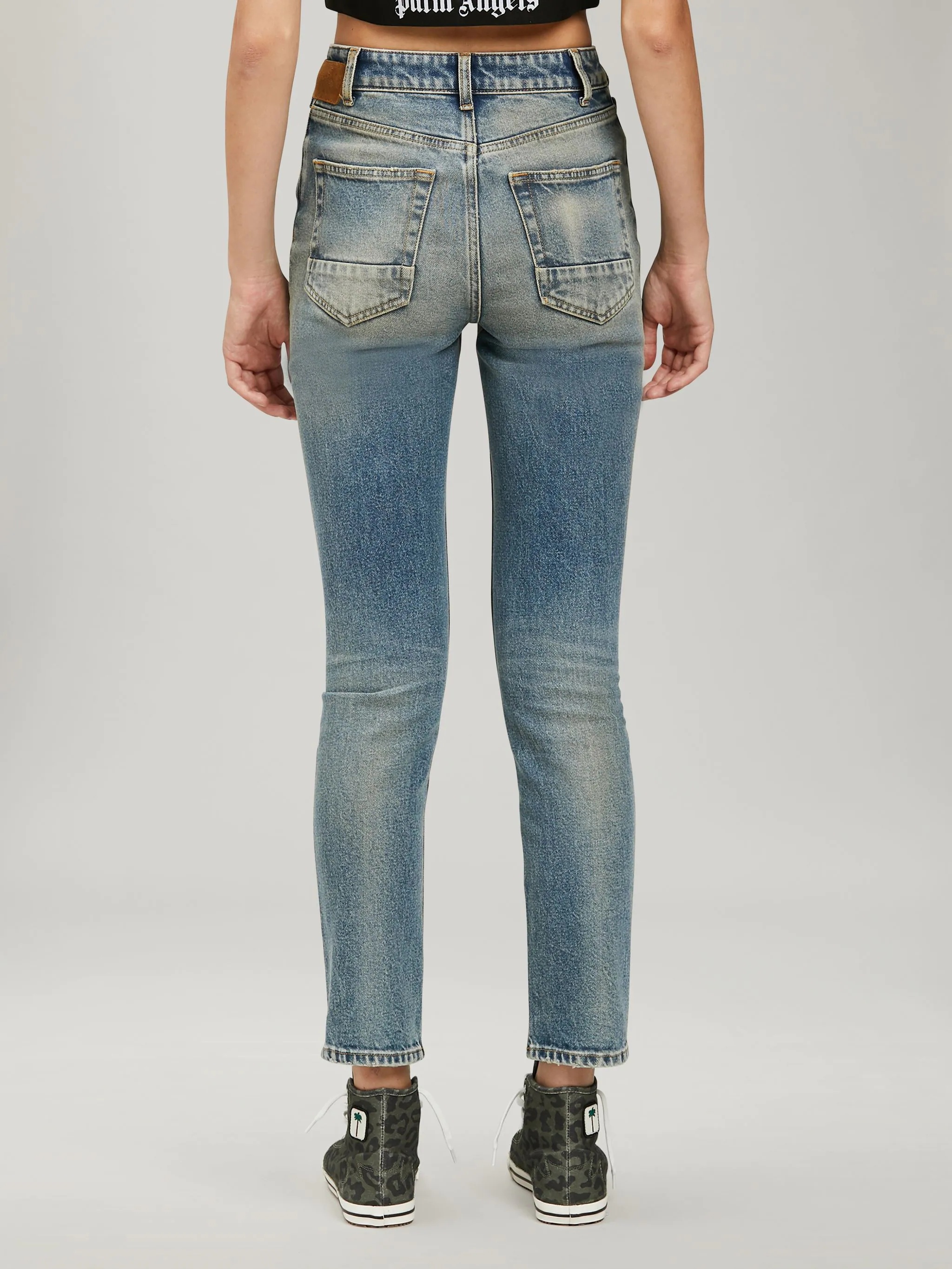 SKINNY DENIM PANTS - 5