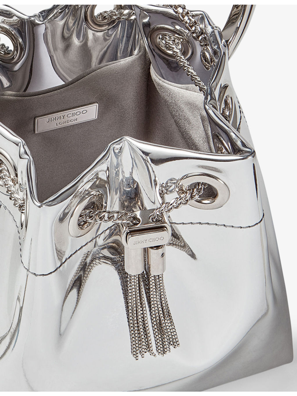 Bon Bon metallic-woven cross-body bag - 5