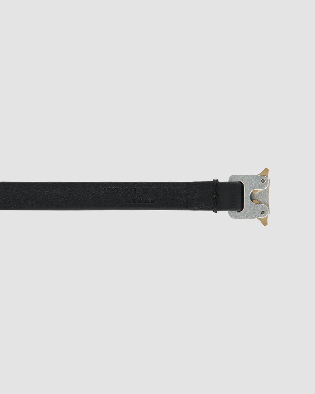 MICRO BUCKLE LEATHER BELT - 6