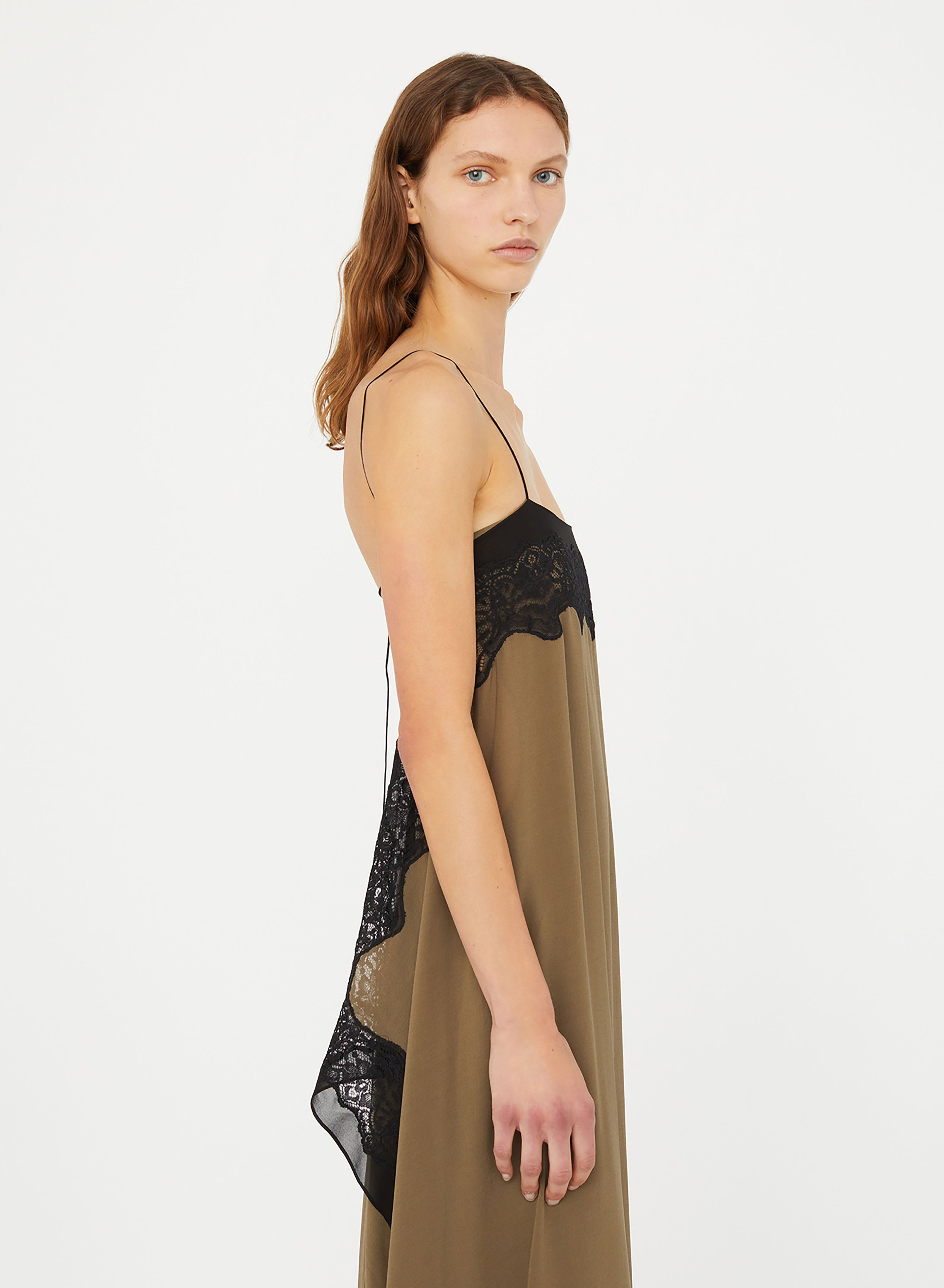 Verve Lace Floating Silk Dress - 5
