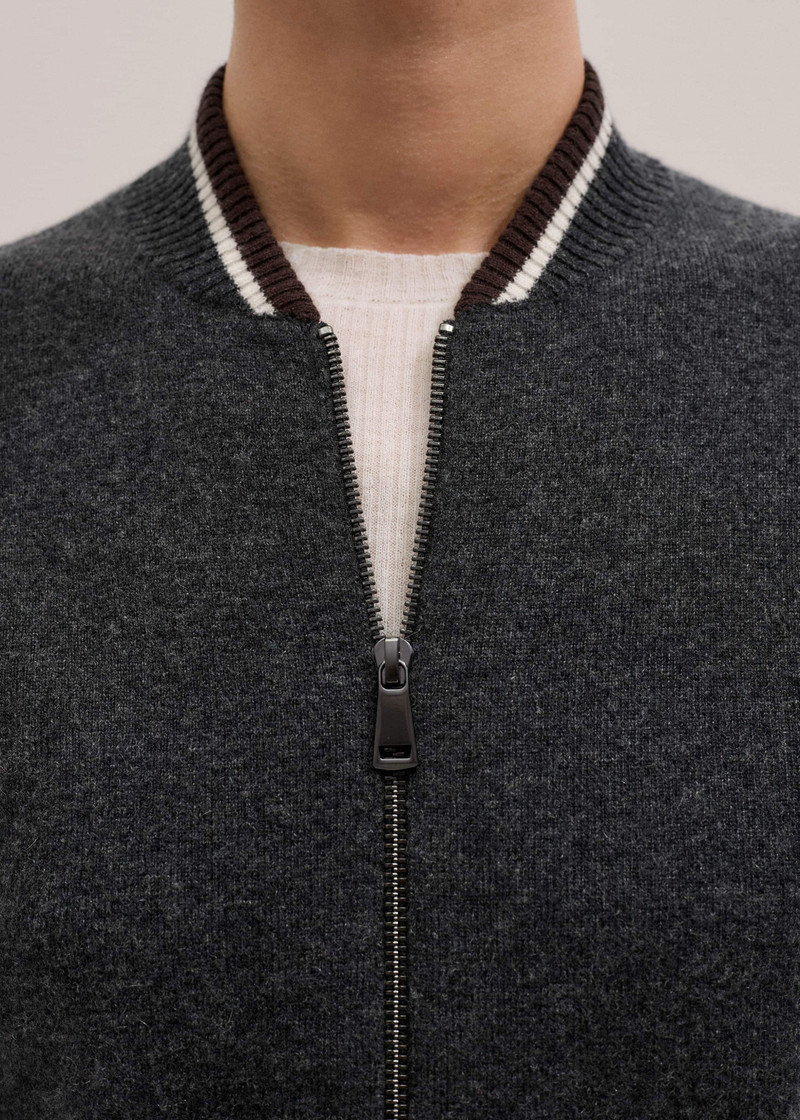 Knit Bomber Jacket 3