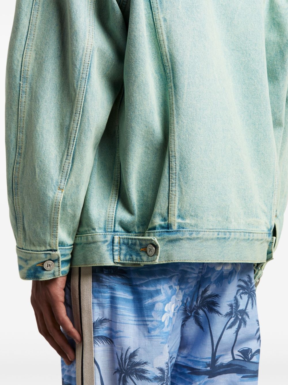overdyed denim jacket - 6