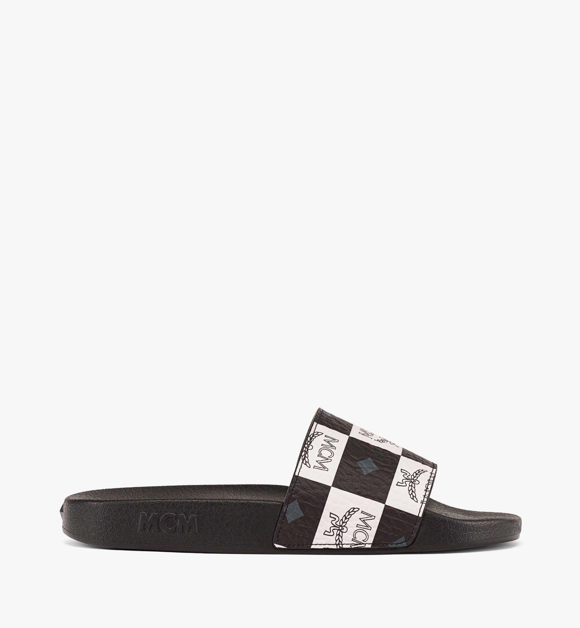 Women’s Checkerboard Visetos Slides - 5