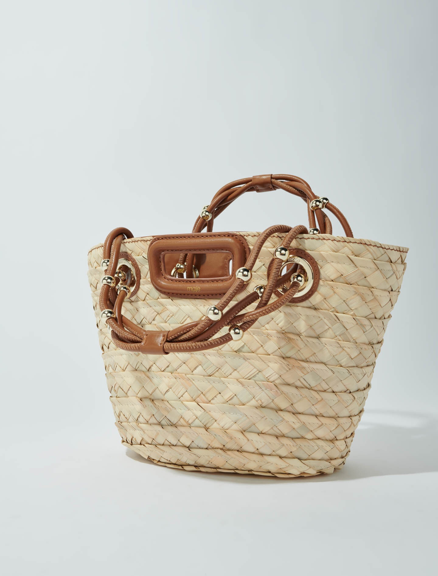 Mini woven basket bag - 2