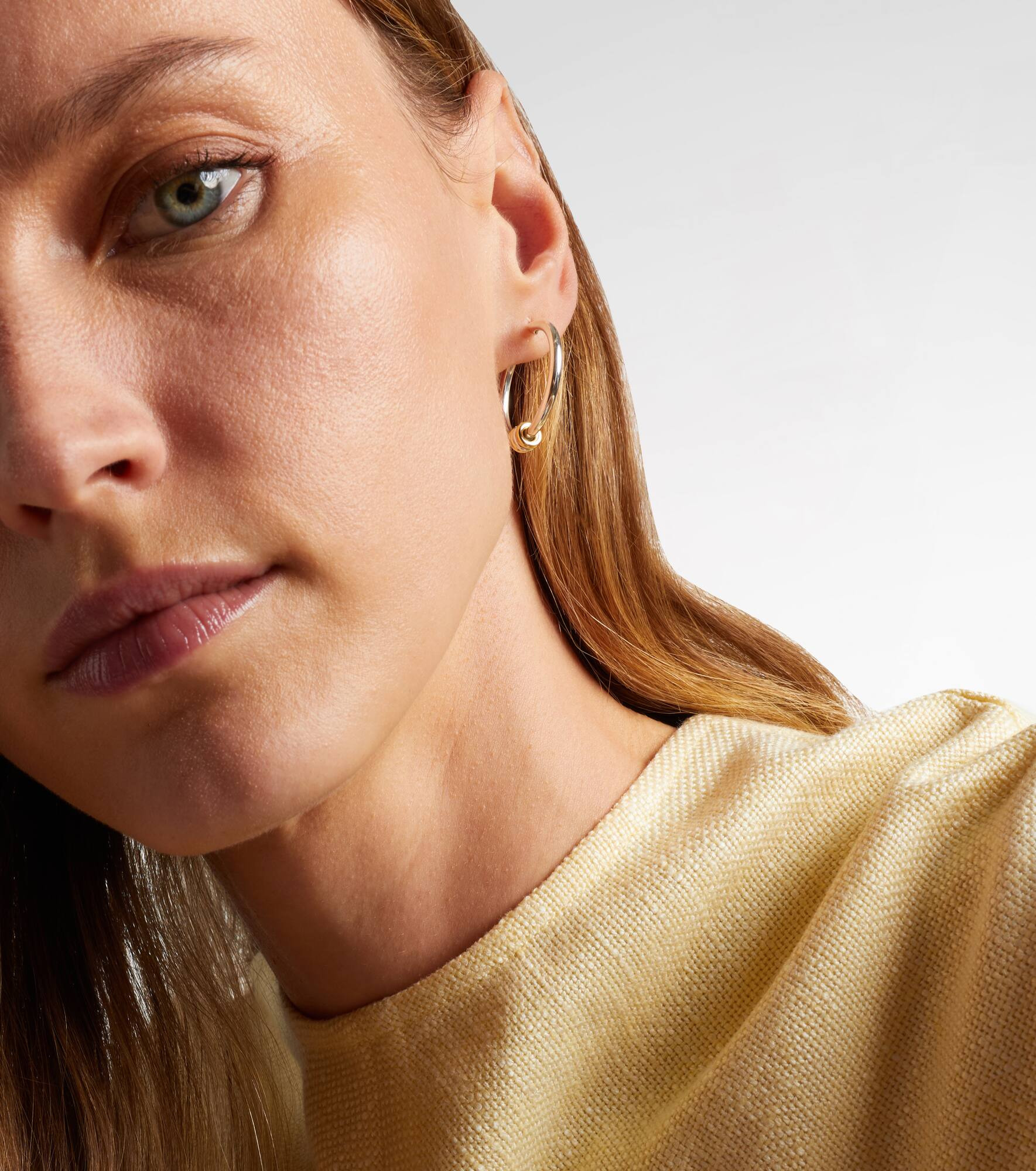 Argo sterling silver and 18kt gold earrings - 3