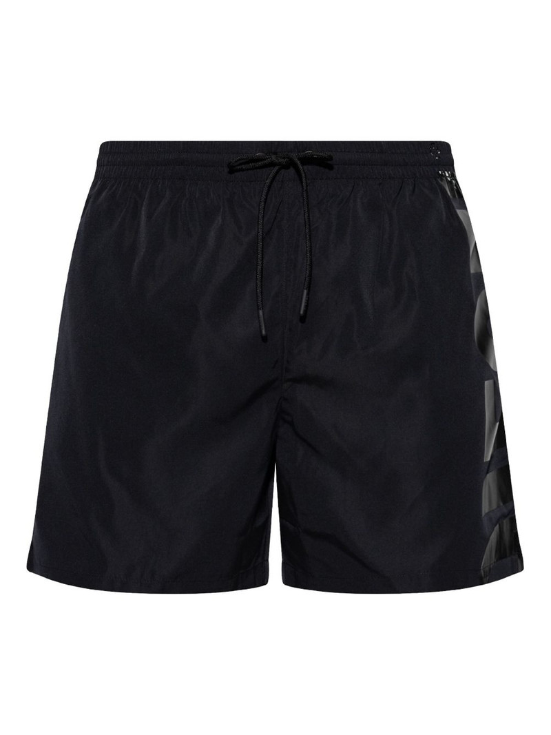 logo-print swim shorts 1
