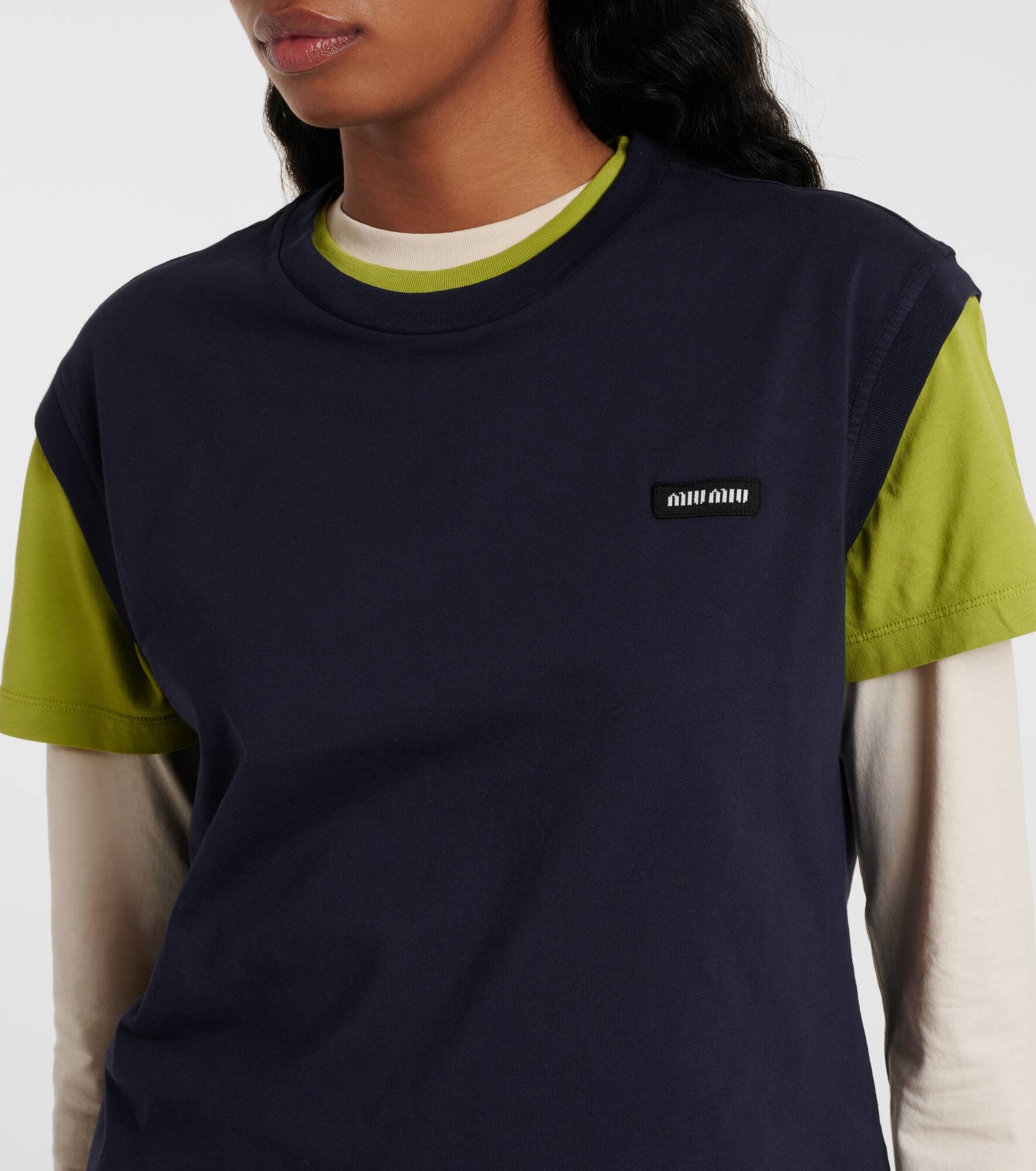 Set of 3 cotton jersey T-shirts - 4