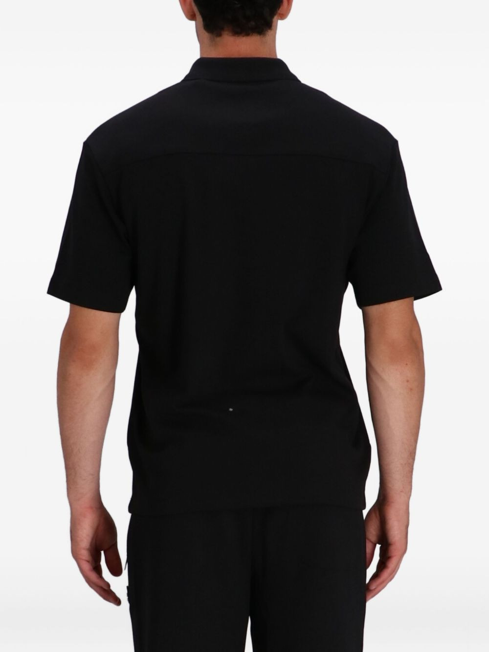 embroidered-logo polo shirt - 4